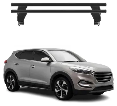 Produktbild von Menabo Dachträger Grundtäger für Hyundai Tucson 2015-2020 ABE Alu Schwarz 2x, KI-generiertes Bild