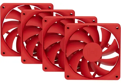 Immagine prodotto di HYTE FAN- -FA12-RR-4, Ventilatore, 12 cm, 1500 giri/min, 72 m³/h, Rosso