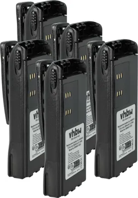 Produktbild von vhbw 5x Akku Ersatz für Motorola WPNN4045R, PMNN4158AR, PMNN4159AR, WPNN4045AR für Funkgerät, Walkie Talkie (2600 mAh, 7,4 V, Li-Ion)