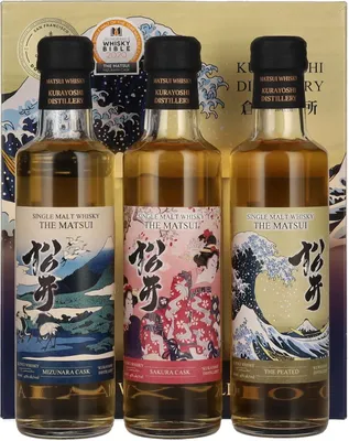 Image de Matsui Whisky THE MATSUI Whisky Collection 43% Vol. 3x0,2l en boîte cadeau