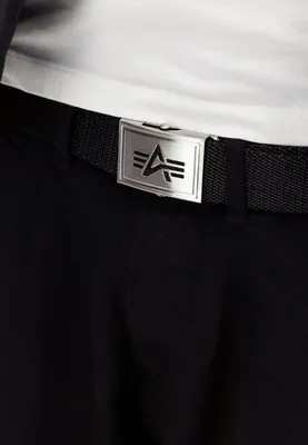 Image de Ceinture Alpha Industries, modèle SS266930, logo noir