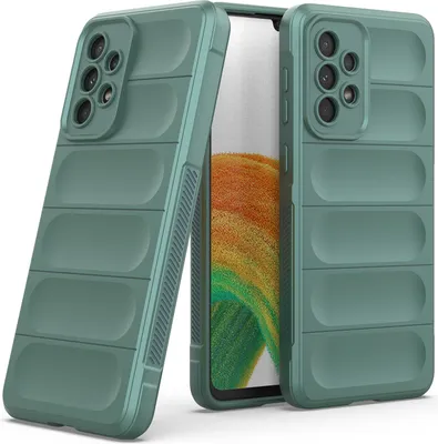 Produktbild von Samsung A53 5G Hülle, Weich TPU Silikon Stossfest Anti-rutsch Schutzhülle für Samsung Galaxy A53 5G Grün