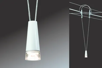 Produktbild von Paulmann AirLED Seilsystem L&E Pendel Drum 3 Watt 230V/700mA, Weiß, Metall