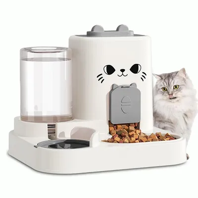 Produktbild von Automatischer Futterautomat für Katzen & Hunde, Haustier-Futterspender, Bis zu 10 Tage Selbstversorgung, Ideal für Reisen