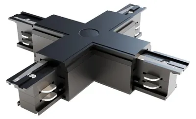 Immagine prodotto di Connettore A X Per Binario Plastica Nero