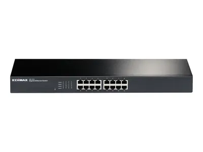 Produktbild von Edimax GS-1016, Unmanaged, Gigabit Ethernet (10/100/1000), Rack-Einbau