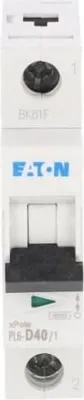Produktbild von Leitungsschutzschalter 1P D 40A 6kA AC PL6-D40/1 286549