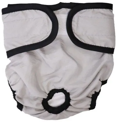 Image de Couches lavables pour chiennes - Couches réutilisables ultra-absorbantes pour l'incontinence et les chaleurs