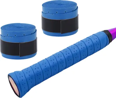 Produktbild von 2 Stück Tennisschläger-Griffband, Trockenes Tennisschläger-Übergriffband, Rutschfestes Saugfähiges Griffband, Atmungsaktives Schläger-Übergriffband, Blau