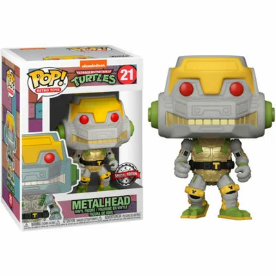 Imagen del producto de Funko Pop! 52245 – Tortugas Ninja Mutantes – Metalhead. Figura de vinilo. Edición especial exclusiva #21