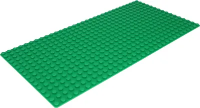 Zdjęcie produktu dla 3x płytka podstawowa LEGO 16x32, zielona