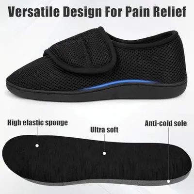 Produktbild von Diabetische Schuhe - Verstellbare Passform - Antislip Gummizehen