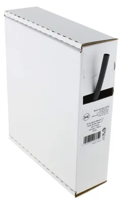 Schrumpfschlauch 2:1, 4,8-2,4 mm, 9,5 m, schwarz