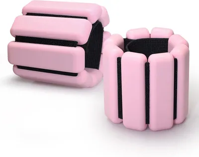 Obrázok produktu pre Nastaviteľné zápästné a členkové závažia 2 kusy, pre fitness, jogging, jogu, pilates, aerobik