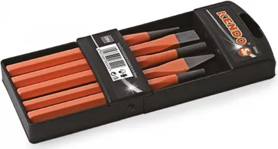 Produktbild von Schlagwerkzeug-Set und Nagelzieher, 5 Stück - Kendo