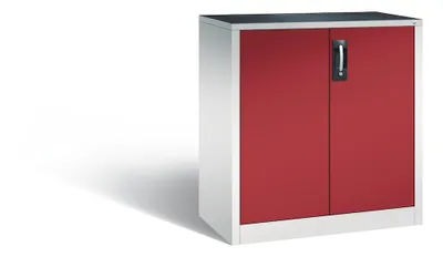 Produktbild von C+P Flügeltürenschrank Acurado, H1000xB930xT500mm, 7035/3003