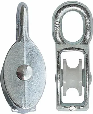 Produktbild von Seilrolle Drahtseilblock Umlenkrolle Blockseilrolle 20 mm Blockrolle
