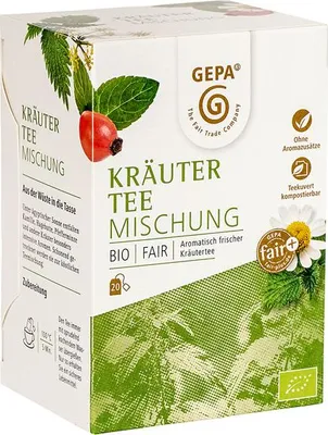 Produktbild von Gepa Kräutertee Mischung 34g