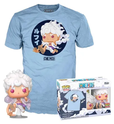 Immagine prodotto di Funko Pop! Vinyl - Figurki Luffy Fifth Gear z serii Set POP & Tee One Piece