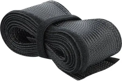 Immagine prodotto di DELOCK Geflechtschlauch mit Klettverschluss 2mx19mm schwarz