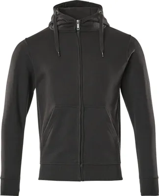 Produktbild von Mascot Kapuzensweatshirt GIMONT CROSSOVER mit Reißverschluss 51590 Gr. 2XL schwarz