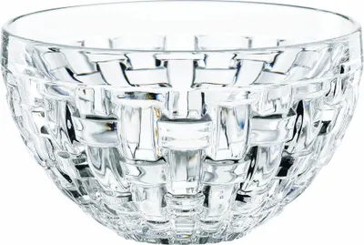 Produktbild von NACHTMANN Dipschalen-Set Bossa Nova, 4er Set, rund, Kristallglas, klar, Ø 9,8 cm, H 5,7 cm, spülmaschinen- und bruchfest, für Dips, Saucen & Desserts, brillante Korbstruktur, Designed in Germany