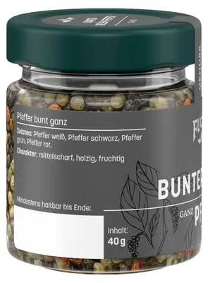 Produktbild von Belém Pfeffer bunt ganz