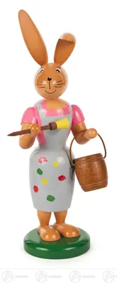 Produktbild von Osterhase Hasen-Malerin Höhe = 25cm NEU
