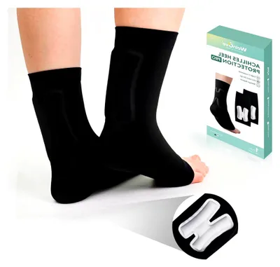 Produktbild von Achillessehnenentzündung Sprunggelenkbandage mit H-förmigen Kompressionssocken für Damen und Herren