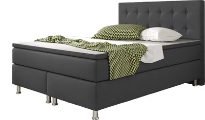 Produktbild von Inter Handels Boxspringbett Köln, 140x200, Anthrazit