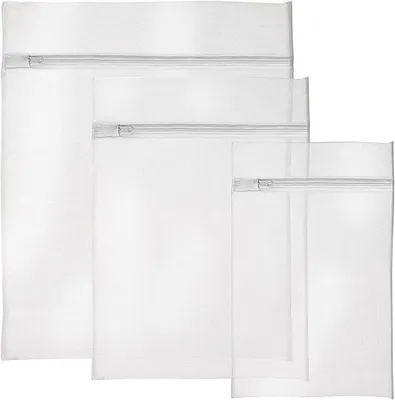 Produktbild von Waschmaschinen-Bekleidungsnetze 3er Set - Unterstützung für Feinwäsche und Organisation