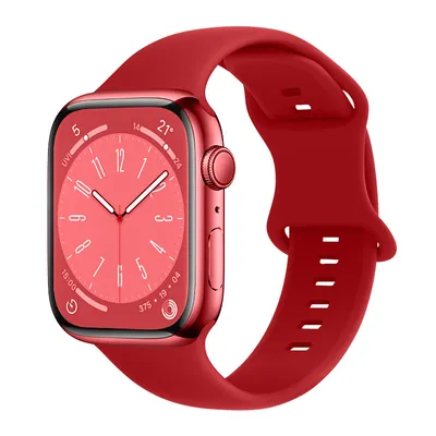 Obrázok produktu pre BStrap Smooth Silicone remienok na Apple Watch 38/40/41mm, red