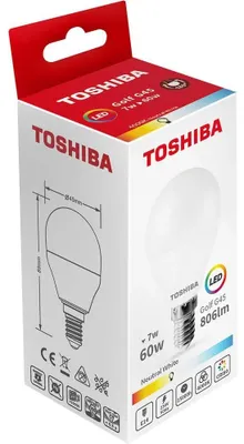 Produktbild von LED-Lampe toshiba g45 e14 7w 4000k