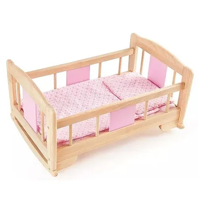 Immagine prodotto di Pintoy Houten Poppen Schommelbed 53 cm