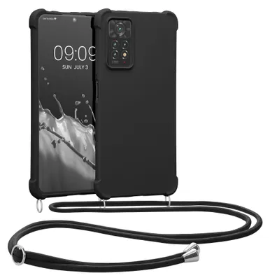 Produktbild von kwmobile Necklace Case kompatibel mit Xiaomi Redmi Note 11 Pro / Note 11 Pro (5G) / Note 12 Pro (4G) Hülle - Cover mit Kordel zum Umhängen - Silikon