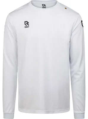Productafbeelding van Robey Crossbar Voetbalshirt Lange Mouw Heren - Wit  | Maat: 2XL