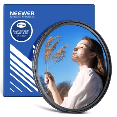 Produktbild von 2-in-1 Polarisationsfilter und Schwarzfilter, 77 mm