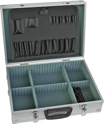 Image de Boîte a outils Strend Pro ATB80, Alu, aluminium, 45x33x15 cm, verrouillable