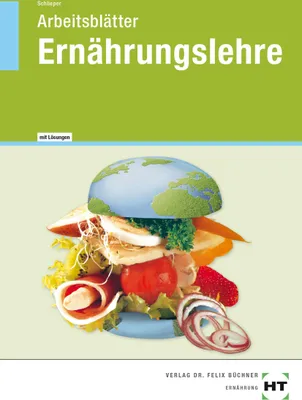 Produktbild von Arbeitsblätter mit eingetragenen Lösungen Ernährungslehre