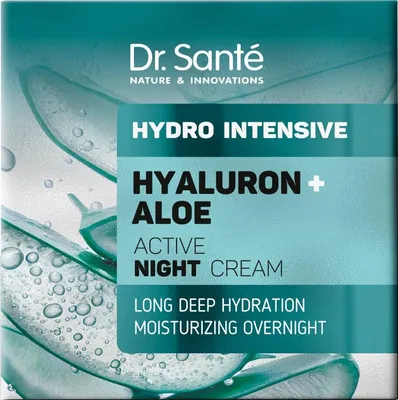 Produktbild von DR.SANTE Hydro Intensive Aktive Nachtcreme Hyaluron + Aloe 50 ml
