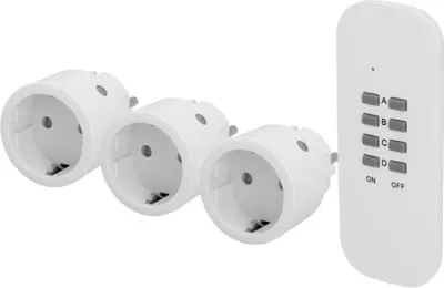 Produktbild von UNITEC Funkfernschalter-Set 3+1 Mini