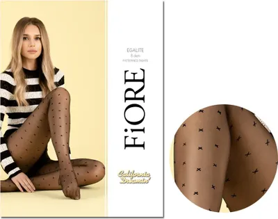 Zdjęcie produktu dla Strumpfhose Fiore Egalite 8 Den - Schwarz - 2