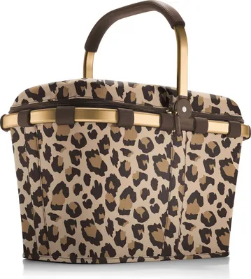 Produktbild von reisenthel carrybag Einkaufskorb leo macchiato mit Kühlfunktion, 49x29x28cm, 22L, 30kg, Polyester Aluminium, BT6047