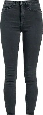 Produktbild von Noisy May Jeans Damen NMCallie HW Skinny Jeans dunkelgrau W34L30