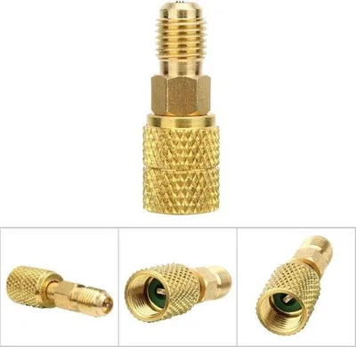 Obrázok produktu pre Spojovací adaptér 1/4" samec na 5/16" samica SAE, meď