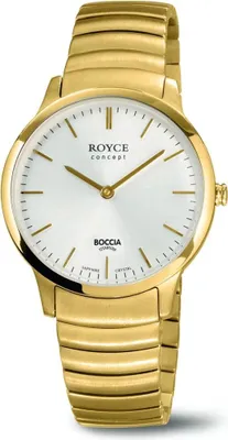Obrázek produktu pro Boccia Damen Uhr 3321-02 Royce Concept Titan vergoldet