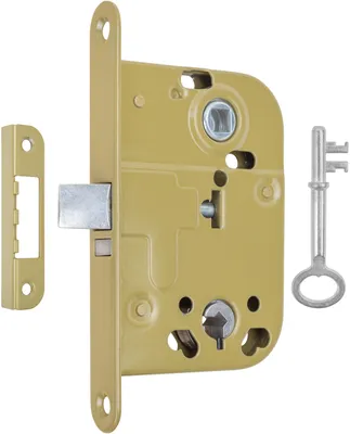 Produktbild von Einsteckschloss 72/45 mm DIN für Innentüren BB Buntbart Links/Rechts - STEELNEX