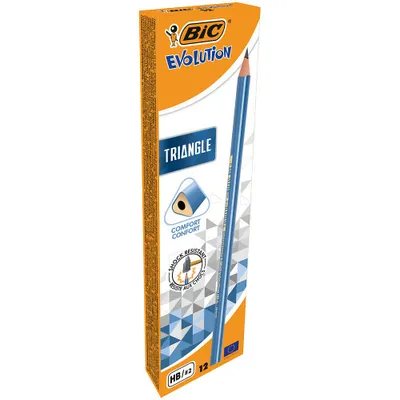 Zdjęcie produktu dla BIC 964845 EVOLUTION TRIANGLE ołówki HB 12 szt.