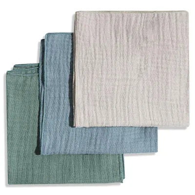 Produktbild von DOLCE SONNO 3Pack Babywindeln aus Baumwoll-Musselin PREMIUM 30x30 cm – MIX08