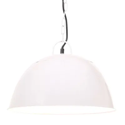 Produktbild von vidaXL Hängelampe Vintage Industriestil 25 W Weiß Rund 41 cm E27
